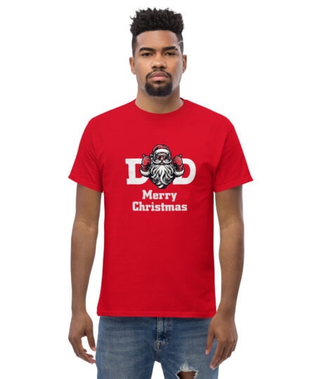 Dad Merry Christmas T-Shirt – Unisex Classic Tee | Gildan 5000