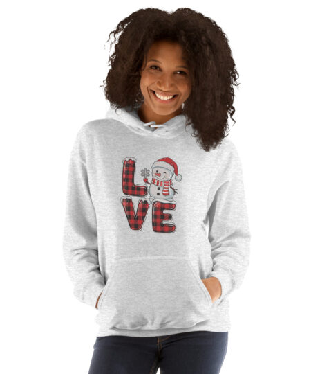 Love Merry Christmas Hoodie – Unisex Heavy Blend | Gildan 18500